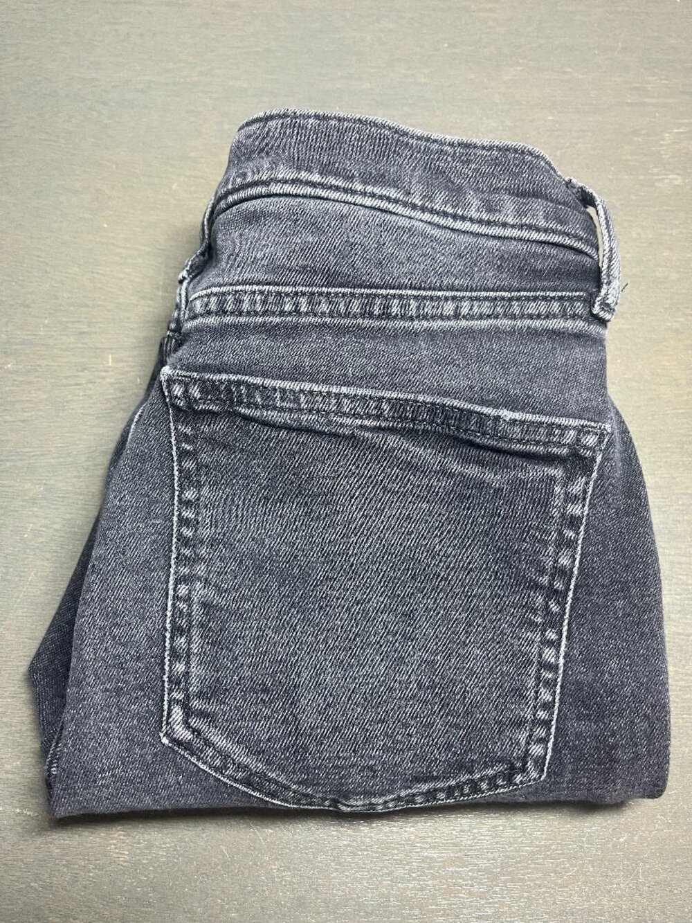 Gap Vintage Black 1969 Slim HIgh Rise Waist Size 27/4 Petite Jeans